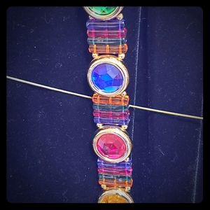 Jeweled gold chain vintage belt